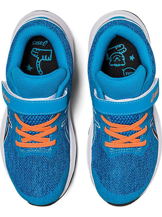 GT-1000 11 PS Kids Sports Shoes Running with Hoop & Loop Closure Blue