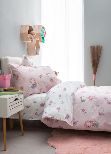 Vesta Home Σετ Μονά Sissy Ροζ 170x260cm