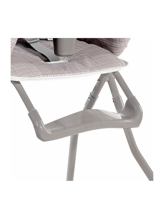 Lorelli Cookie Foldable Baby Highchair White Teddy Bear