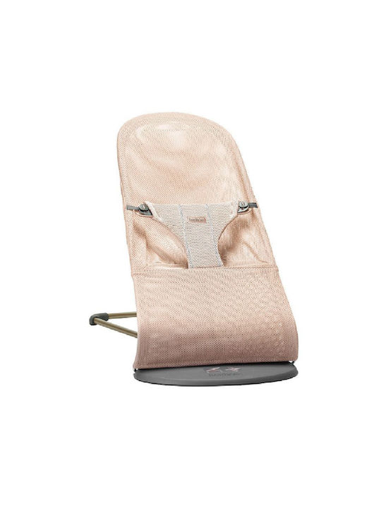 BabyBjorn Manual Baby Relax 2 in 1 Balance Soft Mesh Pearly Pink White for Child up to 13kg