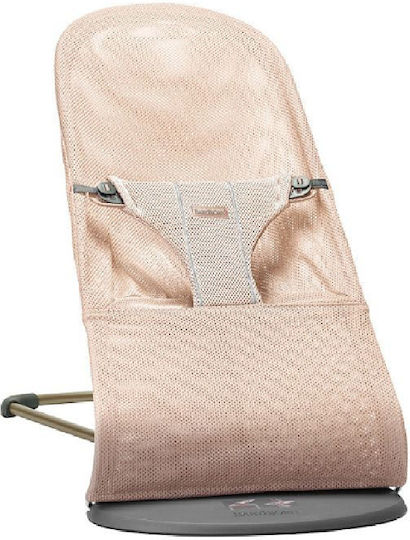 BabyBjorn Balance Soft Mesh Χειροκίνητο Relax Μωρού Pearly Pink White