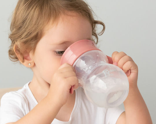 Kiokids Παιδικό Ποτηράκι από Πλαστικό Ροζ 270ml για 10m+