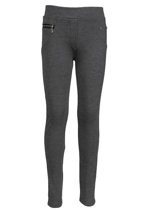 Kinder Leggings Lang Gray