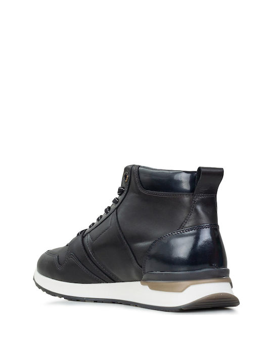 Leder Schwarz Herrenstiefel
