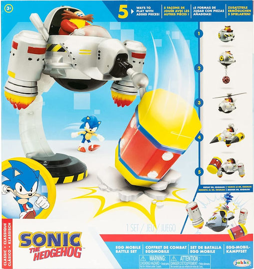 Jakks Pacific Egg Mobile Sonic για 3+ Ετών (Διάφορα Σχέδια)