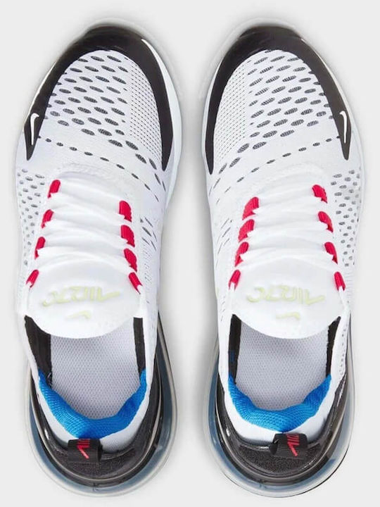 Air Max 270 Air Max 270 GS Детски маратонки Low Бяло / Черно / Университетско Червено / Светъл Лимонов Туист