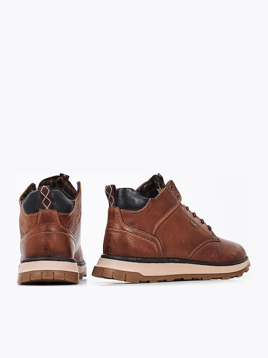 Leather Pink Men's Boots Anatomical