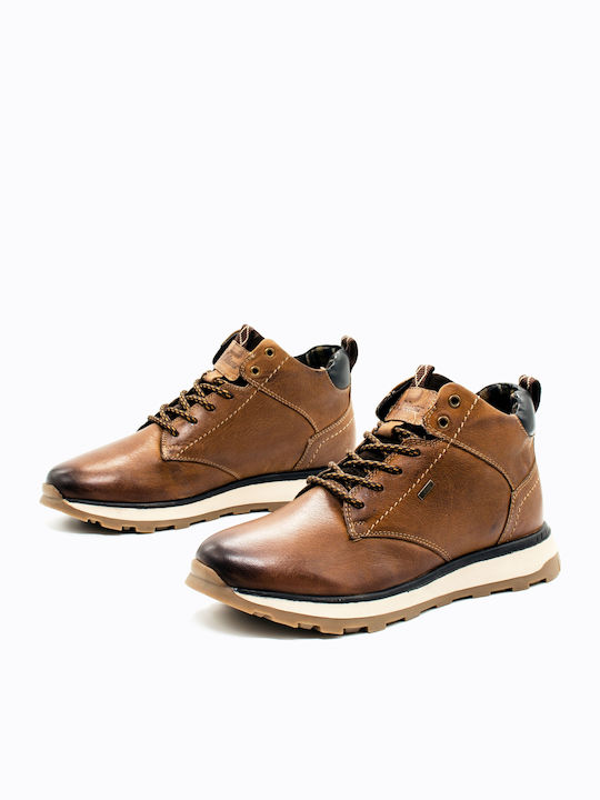 Leather Pink Men's Boots Anatomical