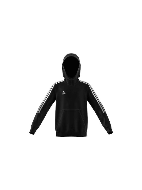 Adidas Kids Sweatshirt with Hood and Pocket Black Tiro 21