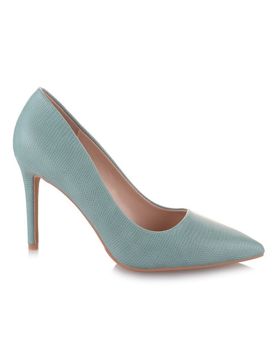 Famous Shoes Pointed Toe Green Heels
