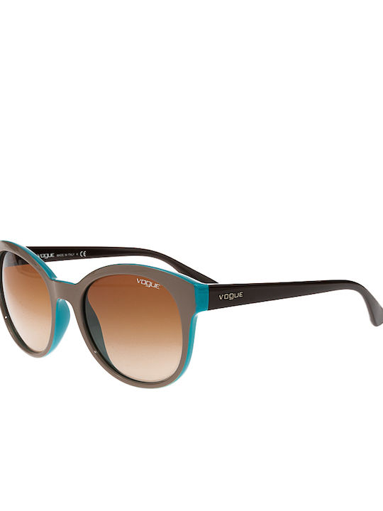 Vogue VO2795S 2041/13 Γυναικεία Γυαλιά Ηλίου με Μπεζ Κοκκάλινο Σκελετό και Γκρι Ντεγκραντέ Φακό VO2795s 204113