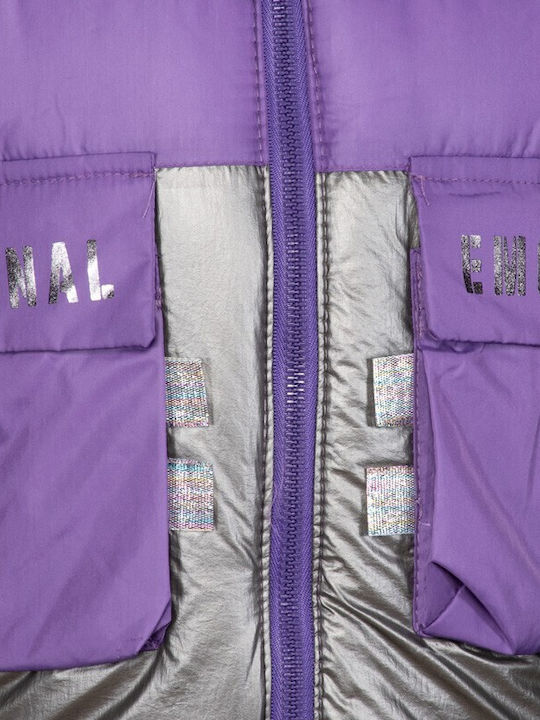 Kinder-Set mit Hose & Jacke Winter 3Stück Lila