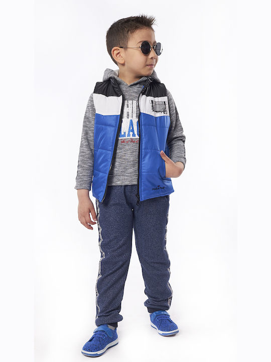 Hashtag Kids Set with Pants & Jacket Winter 3pcs Blue