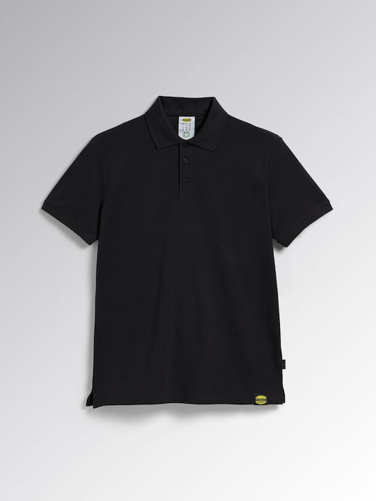 177955 Polo Short Sleeve Blouse Black