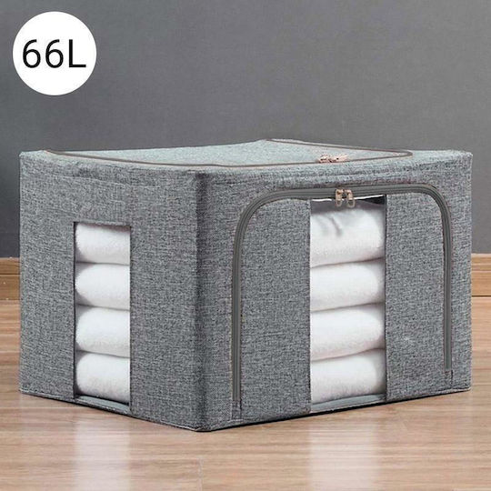 GlobalExpress material textil Husă pentru Haine / Pătură/Duvet / Rochii / Tricotate / Saci / Centură / Cămașă / Șosete / Lenjerie intimă / Legături / Pantofi / Haina / Costum în Culoare Gri 38x50x32cm 1buc