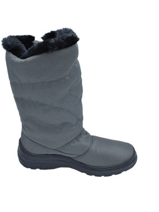 Adam's Shoes Antarctica Women's Boots Snow with Fur Gray