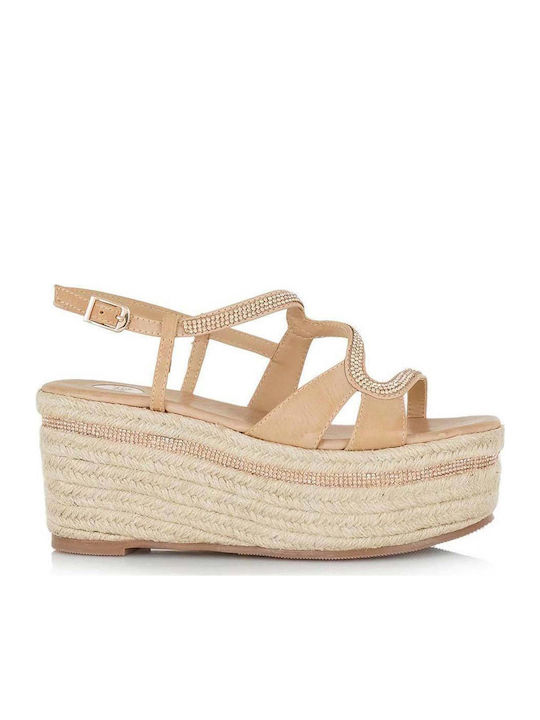 Exe Genova-181 Women's Platform Shoes Pink