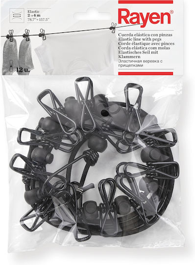 Rayen Washing Line Rope Black 4m