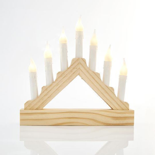 Eurolamp Χριστоулгенски свещи и свещници Свещ Бял На батерия 22x21.5см.