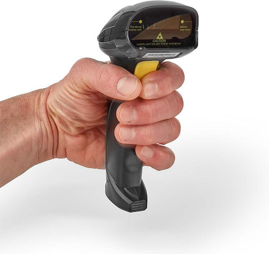 Nedis Handheld Scanner Wired with 1D Barcode Reading Capability