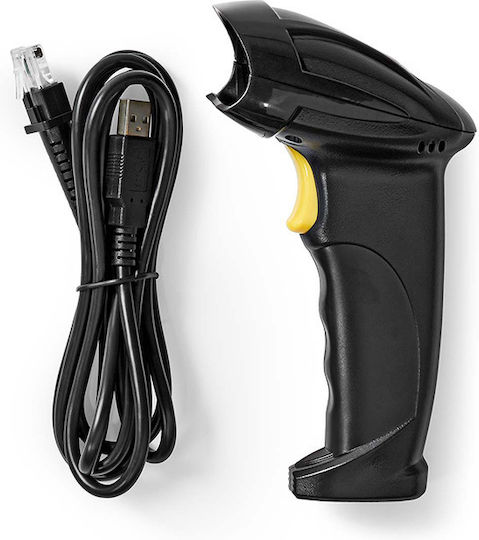 Nedis Handheld Scanner Wired with 1D Barcode Reading Capability