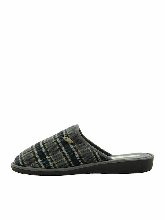 Memory-Schaum Herren Hausschuhe mit Geometrische Muster Grau Anatomisch