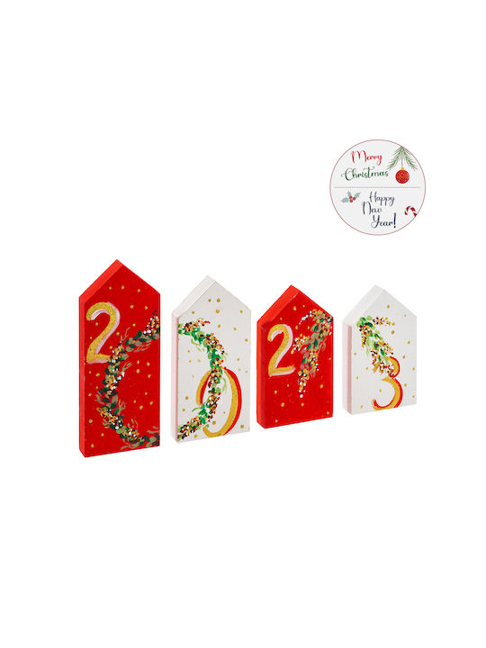 Parisis Christmas Wooden Figure Sign Length 17.5cm 2022