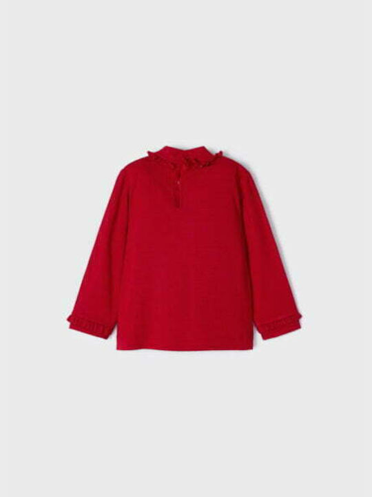 Mayoral Kids Blouse Long Sleeve Red