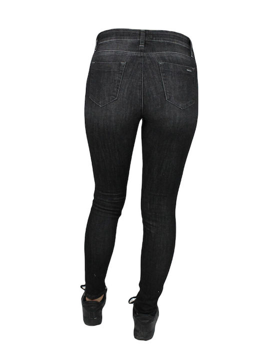 SHAFT WOMEN'S JEANS 9583 BLACK CHINOS POCKET HIGH WAIST WOMEN'S PANTS 9583