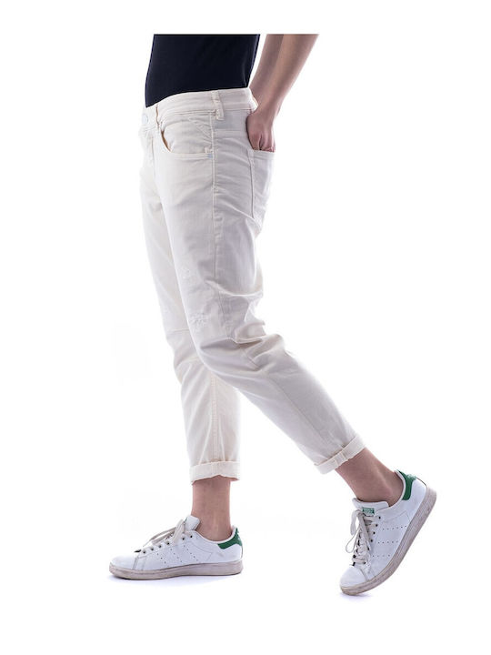 PANTALONI PENTRU FEMEI SCINN EVELYN EKRU(ECRU)COMFORTABLE FIT SS-21