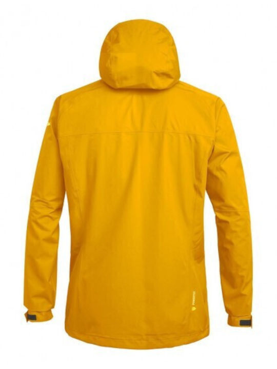 Puez Aqua 3 Iarnă Geacă Waterproof Galbenă