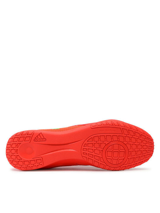 Adidas Edge.4 IN Χαμηλά Ποδοσφαιρικά Παπούτσια Σάλας Solar Red / Solar Green / Core Black