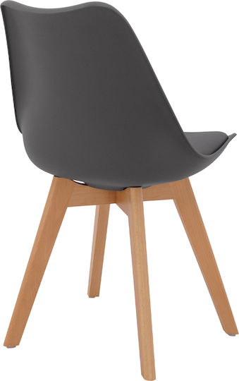 Stühle Küche Dark grey 1Stück 45x56x80cm