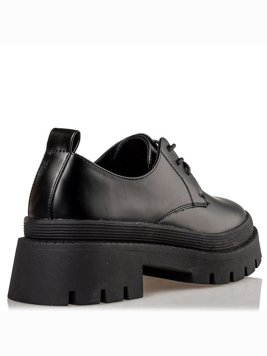Envie Shoes Γυναικεία Oxfords σε Μαύρο Χρώμα
