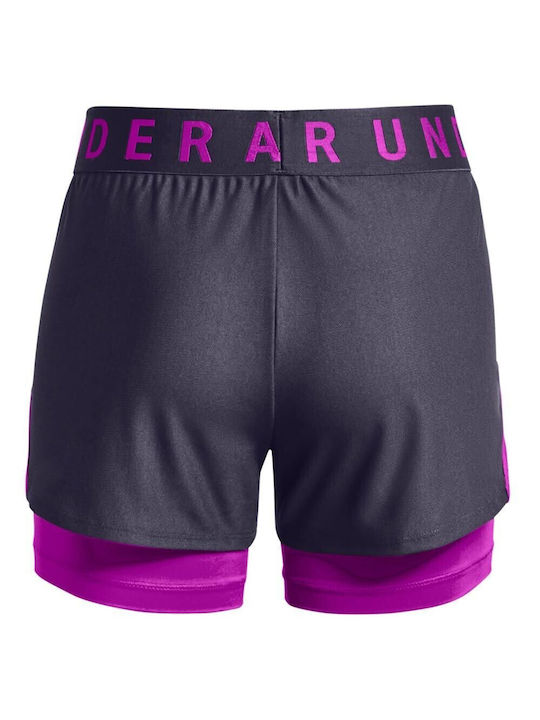 Play Up 2-in-1 Women's Sport Shorts Gray