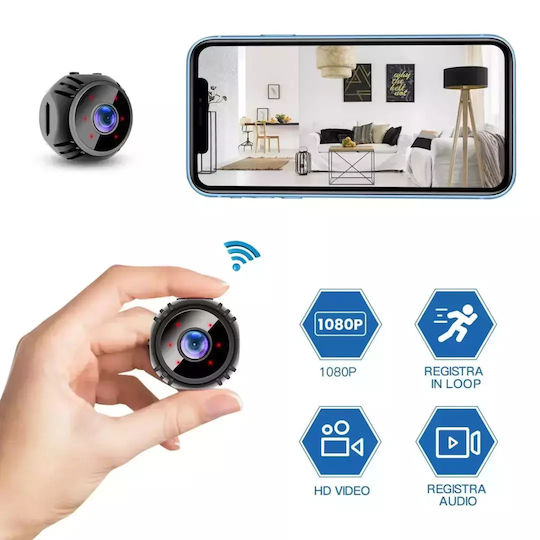 Andowl Κρυφή Κάμερα WiFi 1080p με Υποδοχή για Κάρτα Μνήμης και Ανιχνευτή Κίνησης