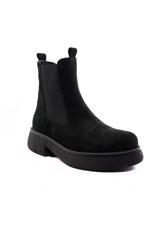 Commanchero Original Suede Women's Chelsea Boots Black