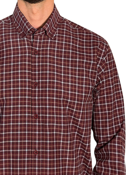 Men's shirt DUKE - Bordeaux