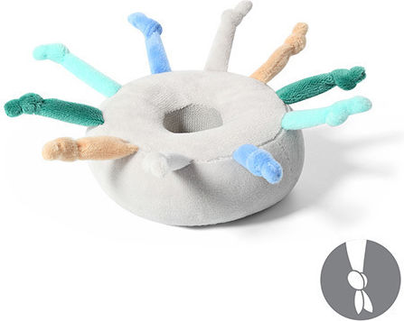 Babyono Stacking Dreamcatcher Fabric Toy with Sounds for Newborns