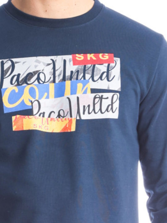 Paco & Co Men's Sweatshirt Navy Blue