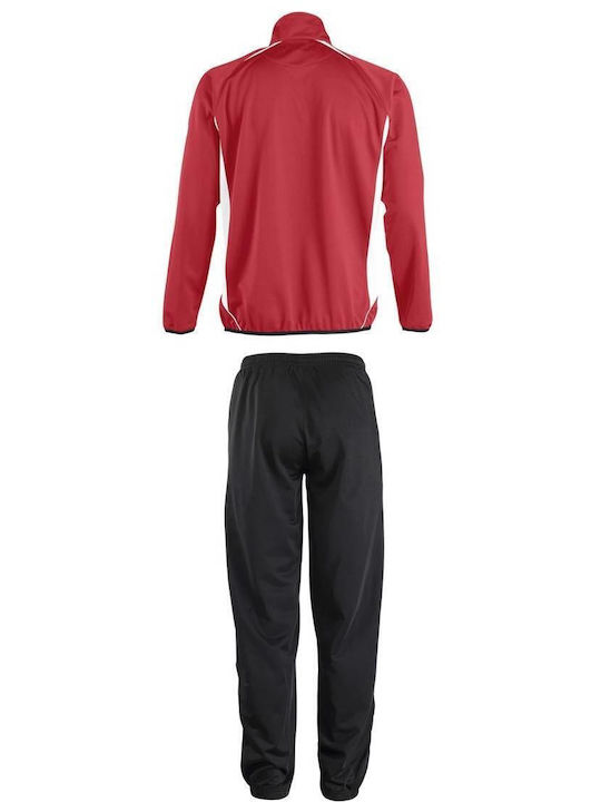 Sol's Camp Nou Herren-Sweatpants-Set Red / White / Black