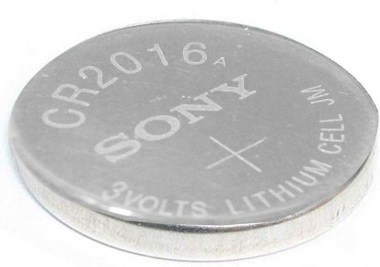 Sony Μπαταρία Λιθίου Ρολογιών CR2016 3V 1τμχ