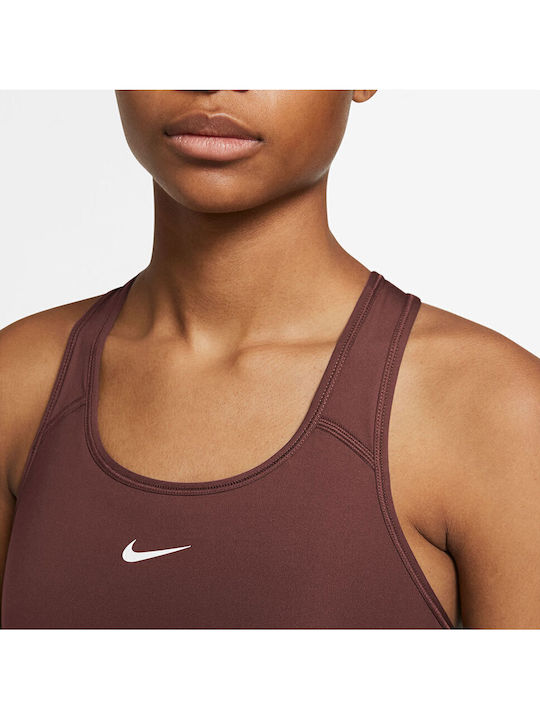Swoosh Women's Sports Bra without Padding Dark Pony