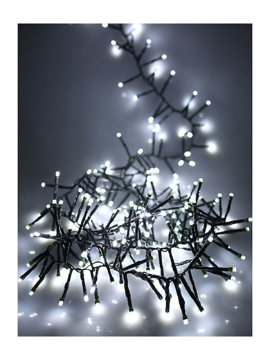 1000 Lights LED 50m. Cold White in String 1pcs