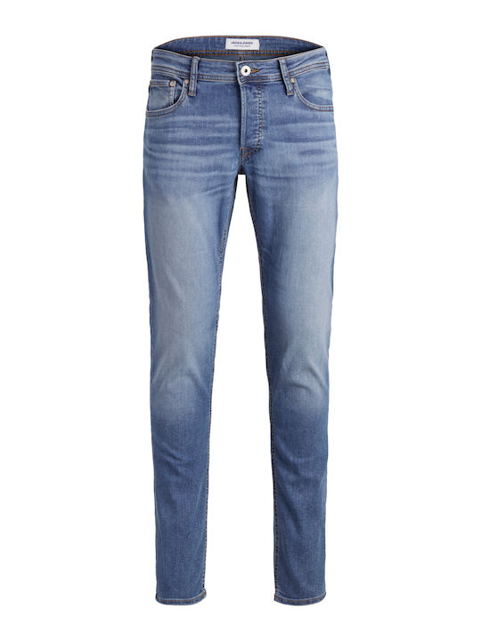 Herren Jeanshose Elastisch mit Slim Passform Blau