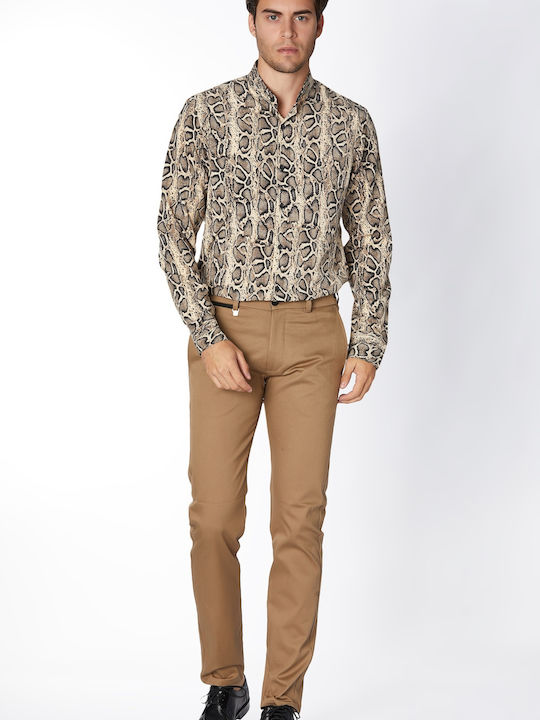 Pantaloni Elastic Bej