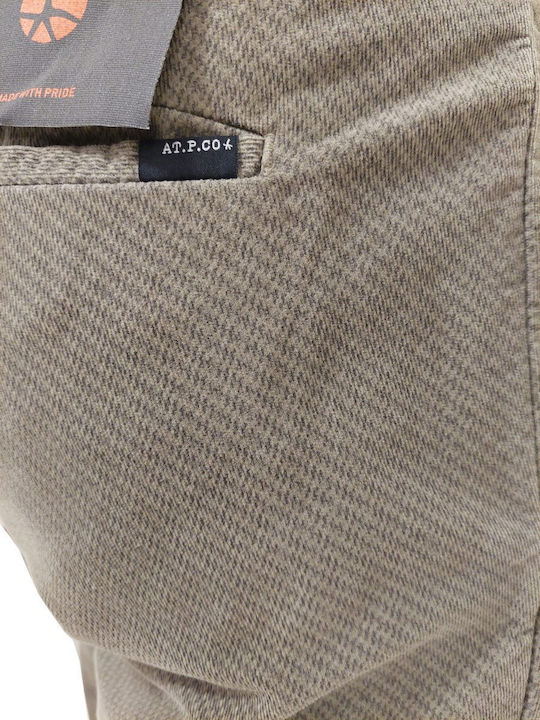 Hose in Geradem Schnitt Khaki