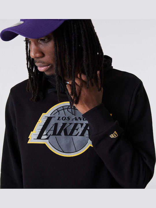 LA Lakers NBA Φούτερ με Κουκούλα Μαύρο