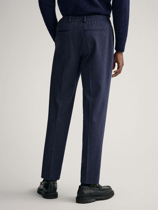 Gant Herrenhose Anzughose in Slim Passform Marineblau