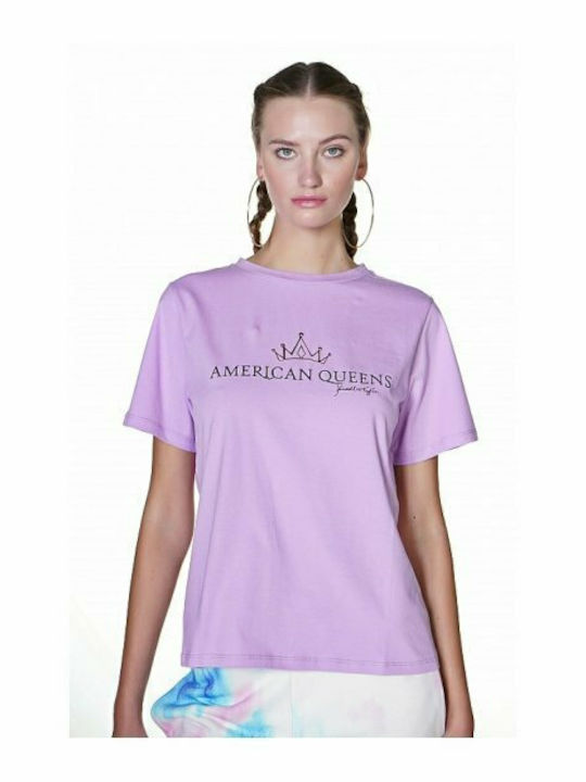 Γυναικείο T-shirt Λιλά